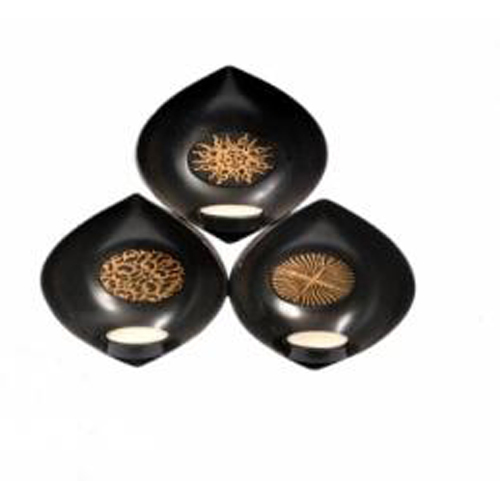 Cone Lotus Plate Candle Holder