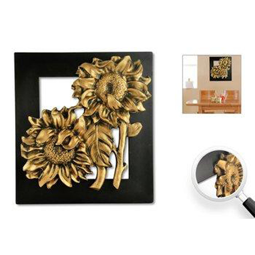 Light Weight Flower - Light Weight Material, 12x12 Size, Gold Color | Decorative Wall Hanging for Elegant Home Decor