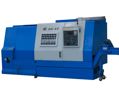 Universal Powerful CNC Turning Slant Bed Lathe - Black Metal, White Color | High Precision, High Speed, 12-Month Warranty