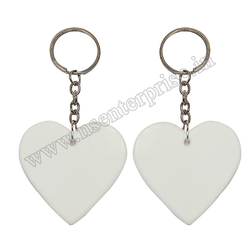 White Polymer Keychain Pk-01