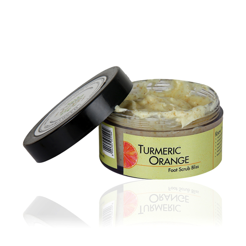 Foot Scrub - Herbal Cream Light Yellow | Anti-Bacterial & Anti-Fungal Exfoliates Dead Skin Soothes Eczema Improves Elasticity
