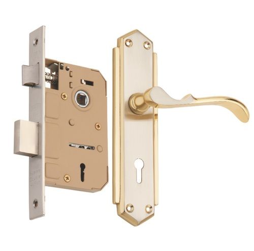 Brass Mortice Key Lock  Set