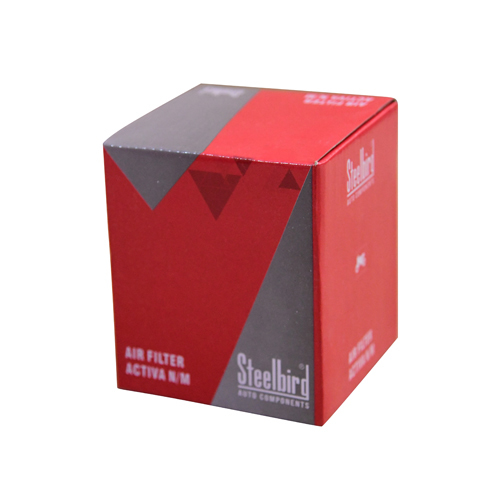 Red And Gray Colored Offset Printed Cartons