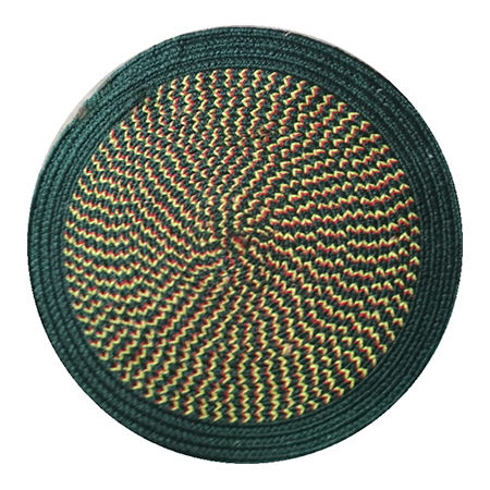 Green Round Mats