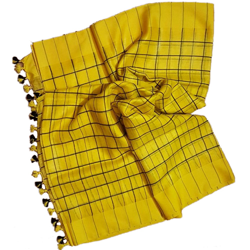 Ladies Yellow Saree