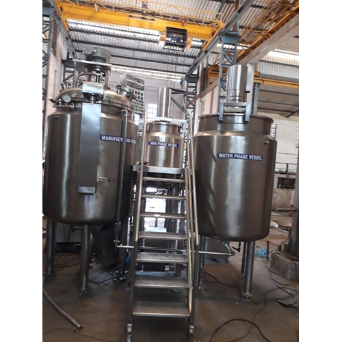 Pharma Ointment Preparation Plant - 220-440 Volt | High Speed for Pharmaceutical Use
