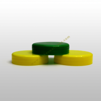 Dome Plain Plastic Cap 63mm - Plastic Material, 63mm Diameter, Red, Green, Yellow, Black, White Colors | Versatile Screw Cap For Jars