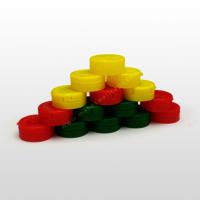 Yellow Plastic Single Ctc Cap 28mm