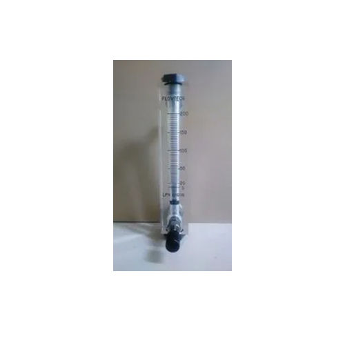 Water Acrylic Body Rotameter - Color: Silver