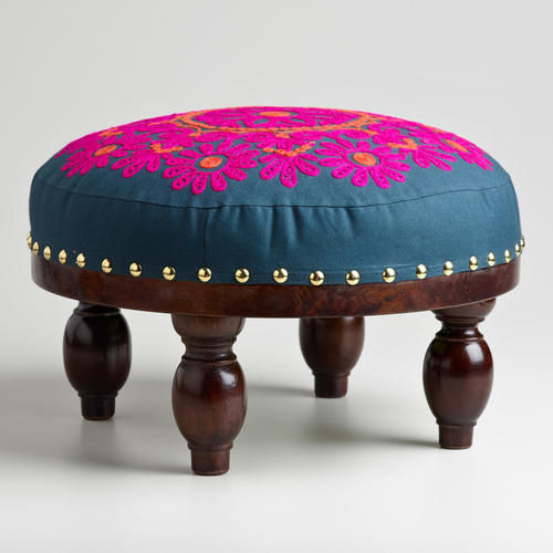 Upholstered Low Stool