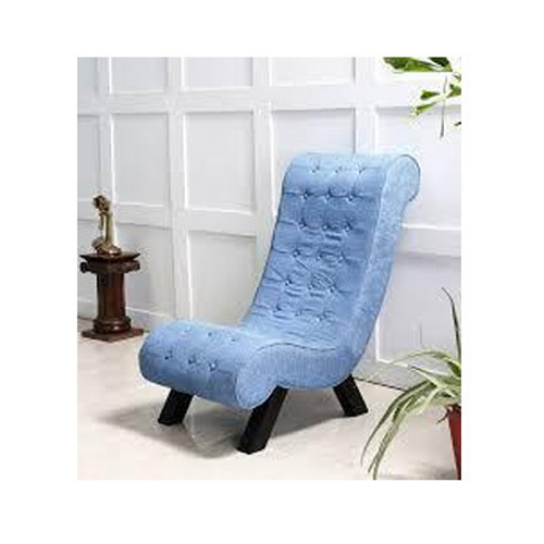 Blue Designer Single Seater Sofa