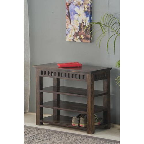 Wooden 3 Shelf Shoe Rack