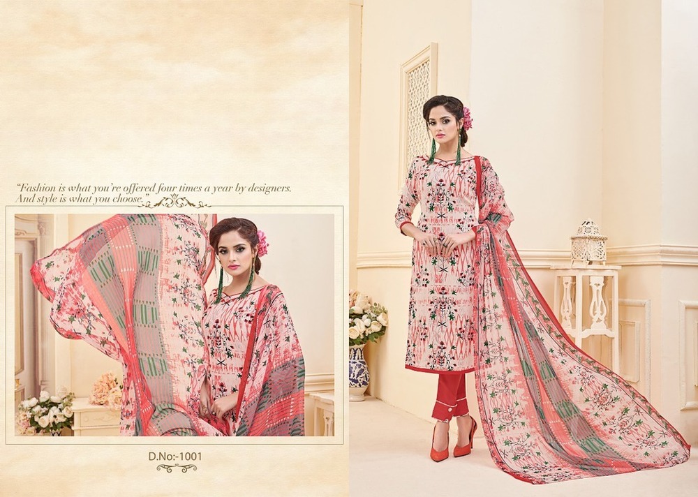 Jaipur Printed Dress Material