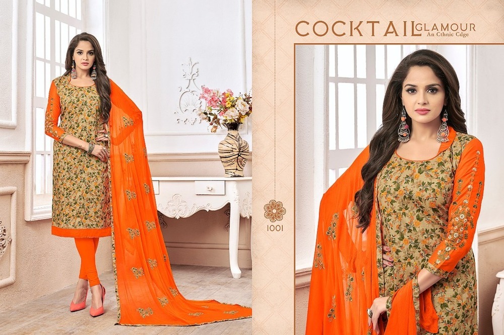 Cotton Printed Suit Material
