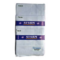 Cotton White Sartin Handkerchief