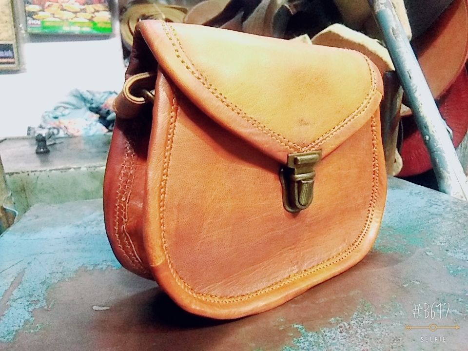 Vintage Handmade Leather Bag