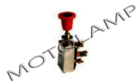 Head Light Switch - Steel Body, Silver And Red Color | 3-year Life Span