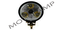 Fog Lamp - 100mm Led , Steel And Glass Body, Black Color, 1-5 Watt Power, 5-20 Volt Voltage, 3 Years Life Span