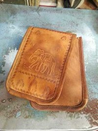 Elephant Print Leather Bag