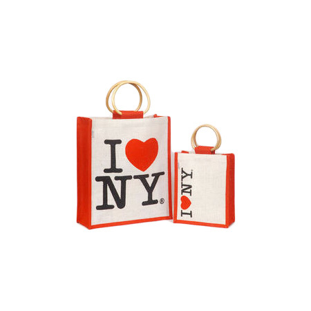 Printed Jute Bags - Varied Size, Red Color | Eco-Friendly, Customizable, Durable, Lightweight, Reusable, Strong, Stylish with Metal Handles
