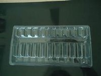 Pvc Ampoule Tray - Pvc Material, Width: 2-18 | Glossy Surface, 97% Hardness, Waterproof & Oil Proof, Smooth Surface For Packaging Use