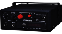 Black Htione Boss Mpa400u Mobile Pa Amplifier Built-in Player