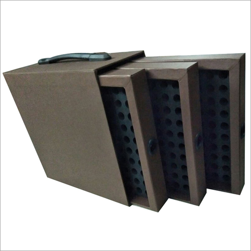 Pom Boxes - Plastic Material, Medium Size, Plain Design - Featuring Convenient Handles for Easy Carrying