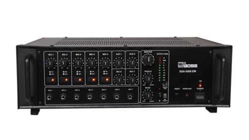 Aluminum Alloy Ssa5000Em High Power Pa Mixer Amplifiers