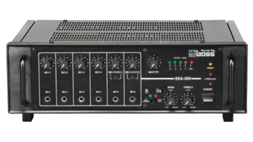 Aluminum Alloy Ssa300 High Power Pa Mixer Amplifiers
