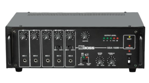 Aluminum Alloy Ssa160Em Medium Power Pa Mixer Amplifiers