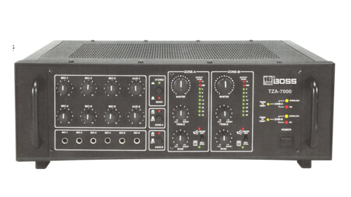 Aluminum Alloy Tza7000 Two Zone Pa Power Mixer Amplifiers