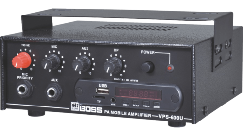 Aluminum Alloy Vps600U Mobile Pa Amplifier Built-In Player