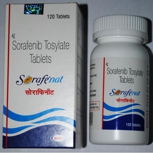 Sorafenib Tosylate Tablet - Oral Anti-Cancer Medication | Targeted Treatment for Advanced Hepatocellular and Renal Cell Carcinoma, Enhances Progression-Free Survival, Reduces Tumor Angiogenesis, Well-Tolerated with Minimal Side Effects