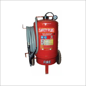 Dry Chemical Powder Trolley Mounted Fire Extinguishers - 135 kg, CO2 Expellant, 35 kgf/cm2 Pressure | Mobile, Durable, 12m Jet Length