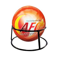 Fire Extinguishing Ball - Ultra-Fine Powder 150 mm Orange | Self-Activating Easy Use Fire Alarm Lightweight No Pollution