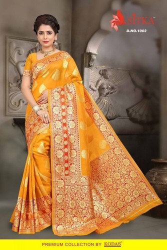 Multi Colour Pure Silk Saree