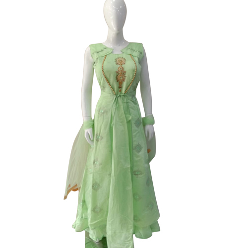 Ladies Green Long Suit