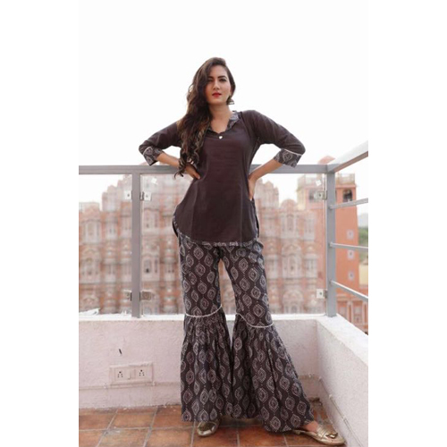Ladies Kurta Top Palazzo