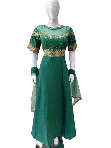 Ladies Green Long Kurta