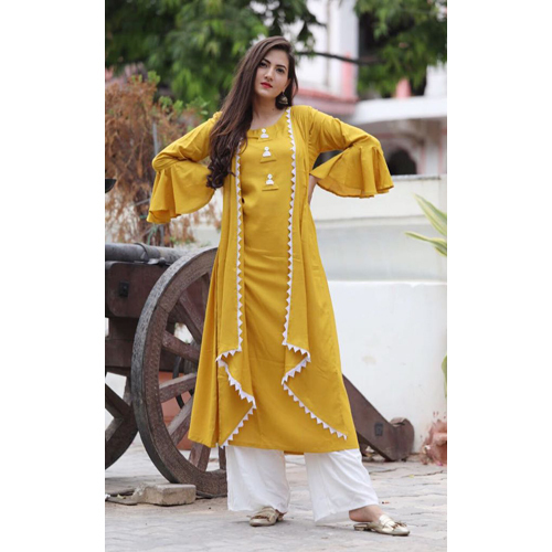 Ladies Kurta Top With Palazzo