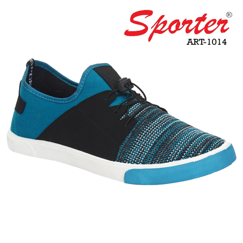 Sporter Men/Boys Canvas Blue-1014 Loafers & Moccasins