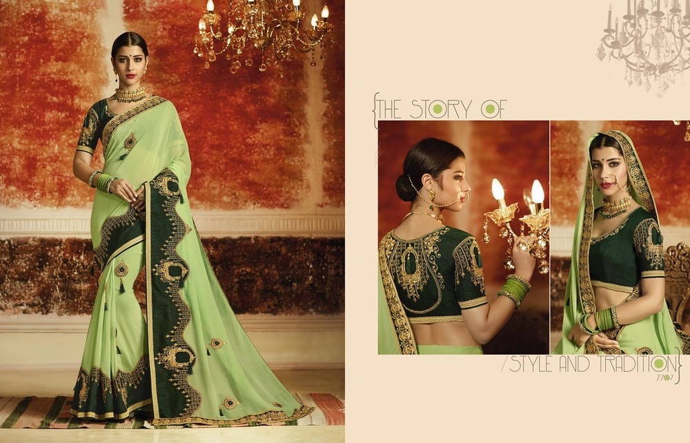 Latest Designer Wedding Sarees