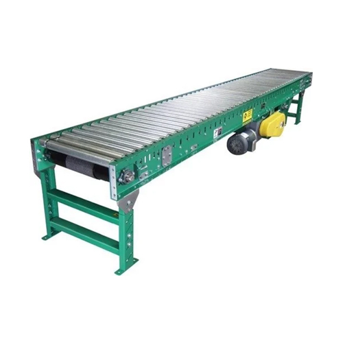 Motorized Roller Conveyor - Color: Green