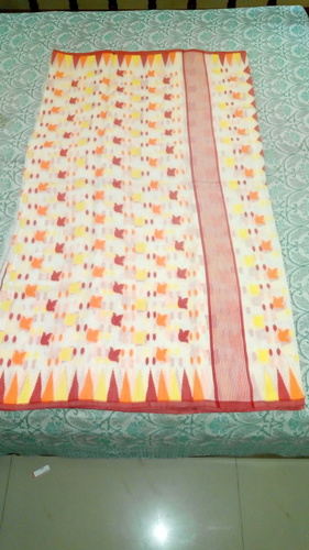 Soft Jamdani Sarees - Cotton Material, Woven Pattern, Elegant White Color | Unique Design for All Age Groups