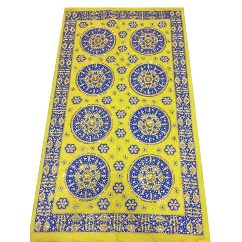Yellow Embroidered Rumala Sahib