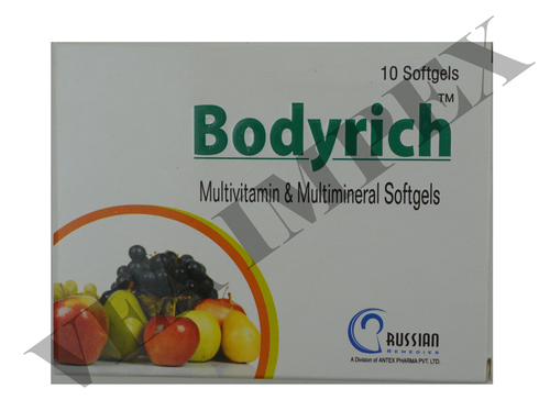 Bodyrich Multivitamin And Multimineral Softgels General Medicines