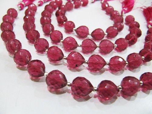 AAA Quality Rubellite Pink Quartz Heart Shape Faceted