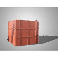 Pp Square Tank - Ms Structural Material, Custom Specifications Available | Robust Support, Space Saving, Long Service Life, Easy To Use