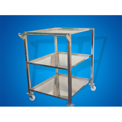 Platform Stainless Steel Trolley Finished Process Area