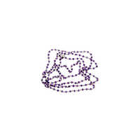 Amethyst Link Beaded Chain Necklace